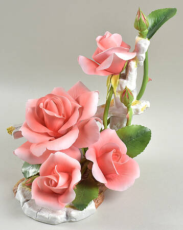 Flower Sculptures Queen Elizabeth Rose-Pink - No Box