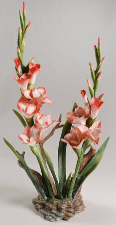 Flower Sculptures Gladioli-Pink - No Box