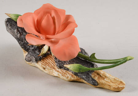 Flower Sculptures Rainbow Of Roses-Salmon - No Box