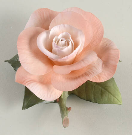 Flower Sculptures Barbara Bush Rose - No Box