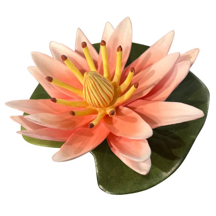 Flower Sculptures Pink Waterlily - No Box