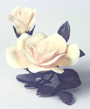 Porcelain &amp; Bronze-Flowers by Boehm
