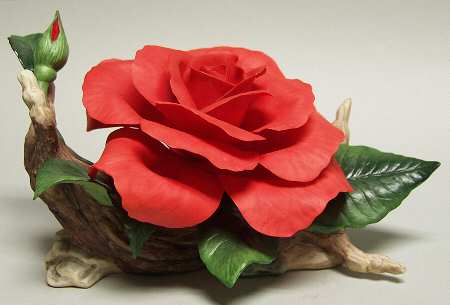 Flower Sculptures 40th Anniversary Rose-Red - No Box