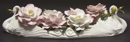 Flower Sculptures Swan Centerpiece - No Box