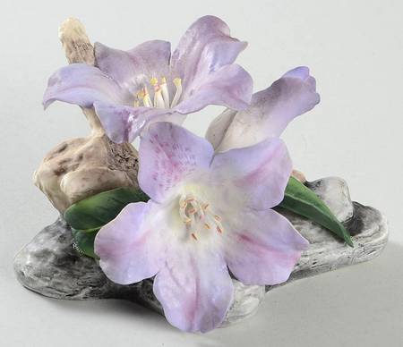 Flower Sculptures Rhododendron-Purple - No Box