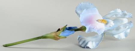 Flower Sculptures Iris Stem-Malvern - No Box