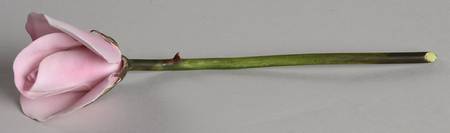 Flower Sculptures Pink Rose Bud - No Box
