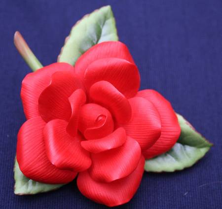 Flower Sculptures American Pride Red Rose(Petite) - No Box