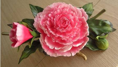 Flower Sculptures First Lady Peony - No Box