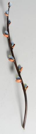 Flower Sculptures Pussywillow Stem-Malvern - No Box