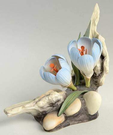 Flower Sculptures Crocus-Blue - No Box