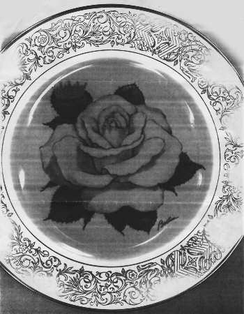 Boehm Plate Princess Diana England's Rose - Boxed