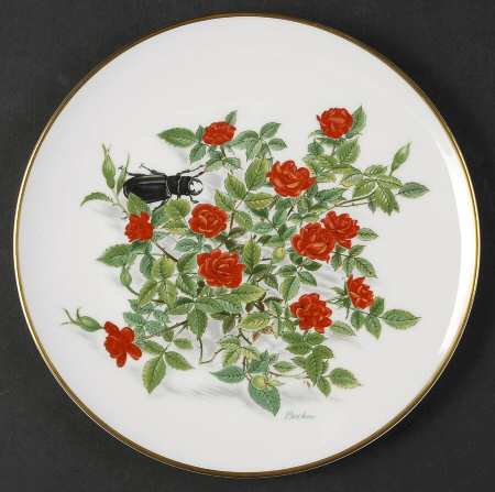 Miniature Rose Plate Collection Beauty Secret - Boxed