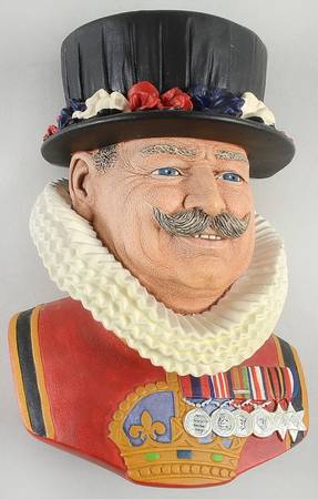 Character Head Plaques Beefeater - No Box