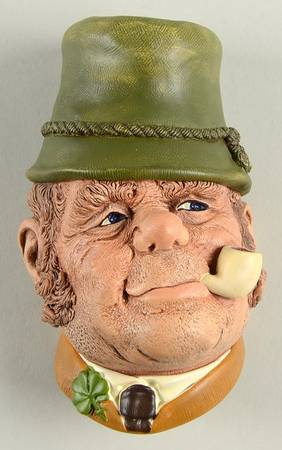 Character Head Plaques Paddy-Green Hat - No Box