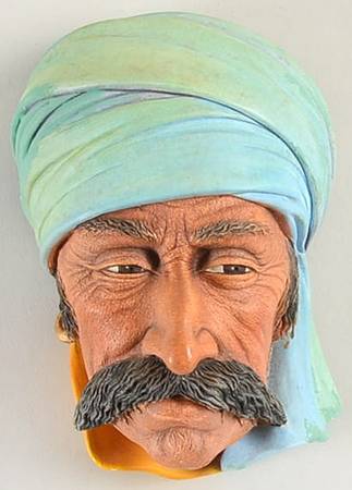 Character Head Plaques Albanian - No Box