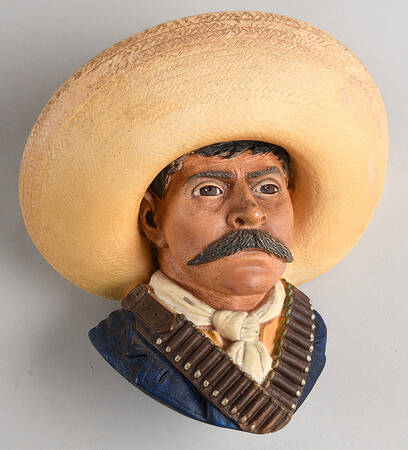 Character Head Plaques Emiliano Zapata - No Box
