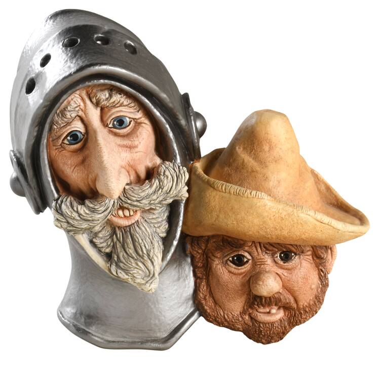 Character Head Plaques Don Quixote & Sancho - No Box