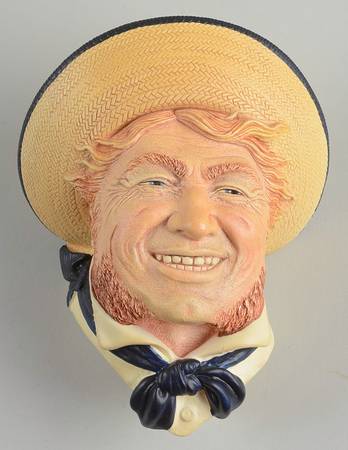 Character Head Plaques Jolly Tar - No Box 60