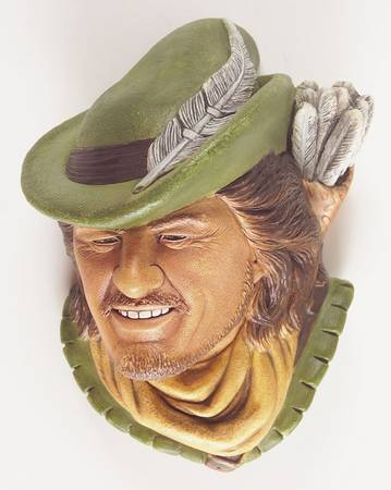 Character Head Plaques Robin Hood - No Box