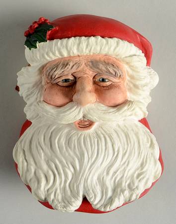 Character Head Plaques Santa Claus - No Box