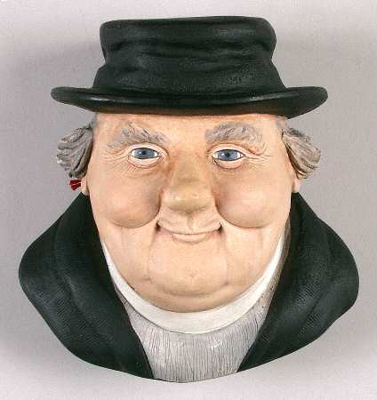 Character Head Plaques Parson - No Box