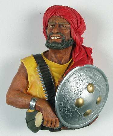 Character Head Plaques Pathan - No Box