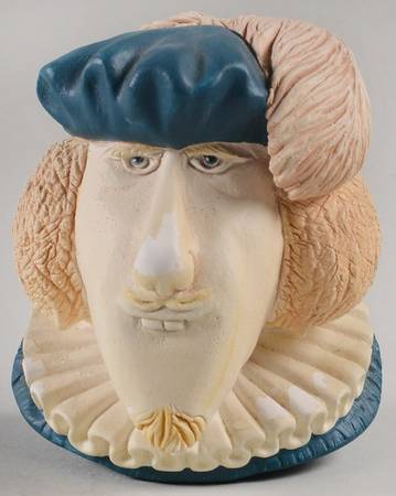 Character Head Plaques Sir Andrew Aguecheek - No Box
