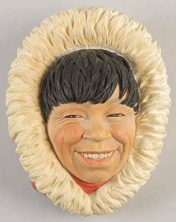Character Head Plaques Eskimo - No Box