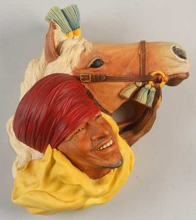 Character Head Plaques Lords Of The Desert - No Box