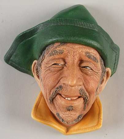 Character Head Plaques Sardinian - No Box