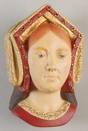 Character Head Plaques Catherine Of Aragon - No Box