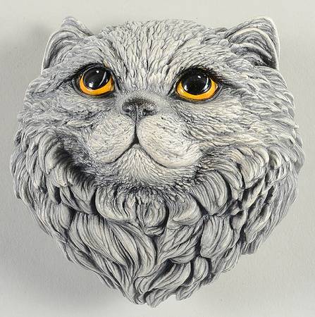 Cats of Character Persian-Blue Orange Eyes - No Box
