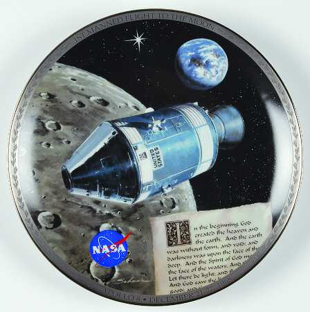 Americas Triumph in Space Beyond The Bounds Of The Earth - No Box by Bradford Exchange
