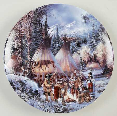 Sacred Circle Wolf Dance - No Box by Bradford Exchange