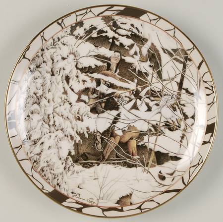 Silent Journey Where Buffalo Roam - No Box by Bradford Exchange