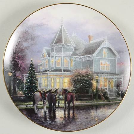 Old Fashioned Christmas with Thomas Kinkade A Holiday Gathering - No Box