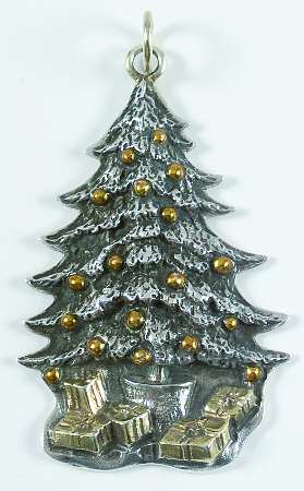 Christmas Ornament-Sterling Christmas Tree - Boxed