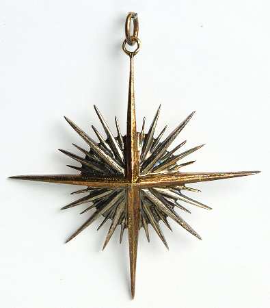 Christmas Ornament-Sterling Zenith Star - Boxed