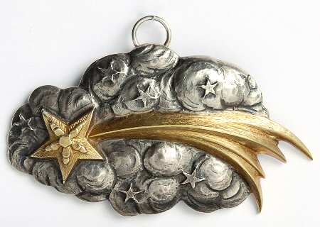 Christmas Ornament-Sterling Shooting Star - Boxed