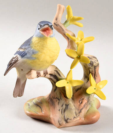 Burgues Figurine Parula Warbler - No Box