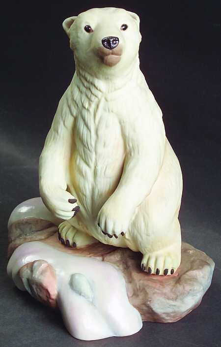 Burgues Figurine Polar Bear Cub - No Box