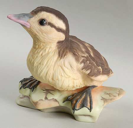 Burgues Figurine Wood Duckling - Boxed
