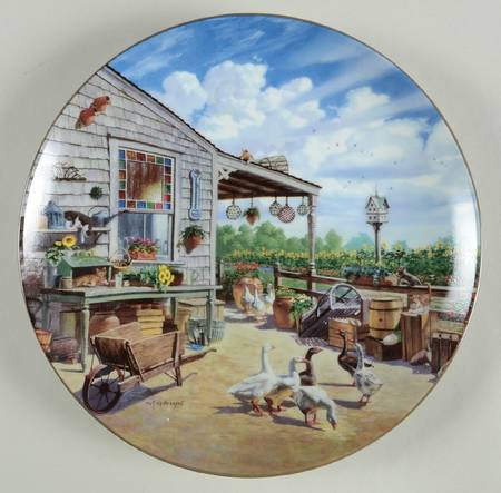Summer's Sweet Pursuit Friendly Visitors - No Box by Bradford Exchange