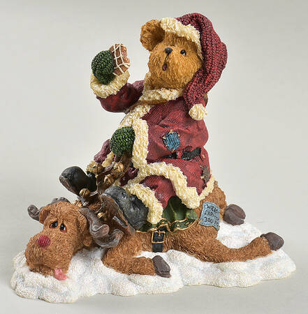 The Bearstone Collection Jolly Ol' St. Pudgenick On Pancake - With Box 235
