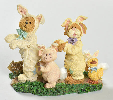 The Bearstone Collection Hip-Hop-Woof And Quack - Boxed