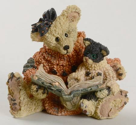 The Bearstone Collection Agatha & Shelly-Scaredy Cat - Boxed