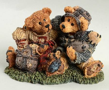 The Bearstone Collection Grenville & Knute-Football Buddies - Boxed