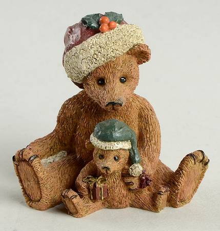 The Bearstone Collection Bear With Smaller Bear - No Box 116e