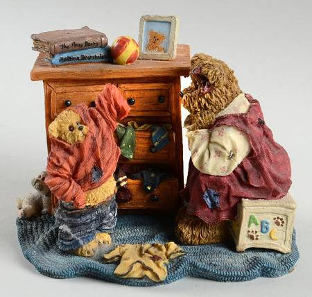 The Bearstone Collection Mom And Taylor I Cna Do It Myself - Boxed